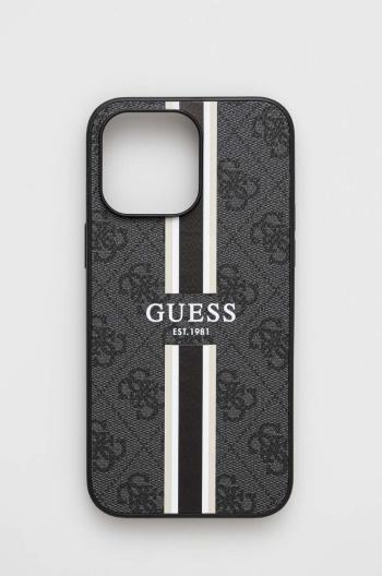 Puzdro na mobil Guess iPhone 14 Pro Max 6.7" šedá farba