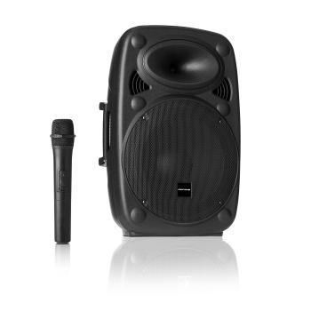 Auna Pro Streetstar 10, mobilný PA systém, 10" (25.5 cm) woofer, UHF mikrofón, 400 W max.