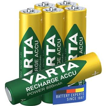 VARTA nabíjateľná batéria Recharge Accu Power AAA 800 mAh R2U 6 ks (56703101436)