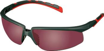 3M  S2024AS-RED ochranné okuliare zrkadliace, s ochranou proti poškriabaniu červená, sivá DIN EN 166