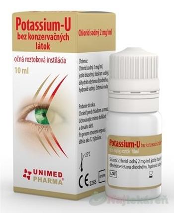Potassium-U Bez Konzervačných Látok očná roztoková instilácia 10 ml