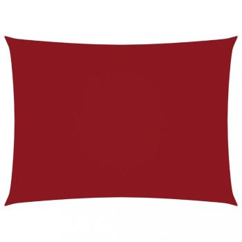 Tieniaca plachta obdĺžniková 6 x 8 m oxfordská látka Dekorhome Červená