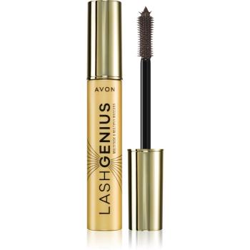 Avon Lash Genius Multitask & Multiply riasenka pre objem, natočenie a oddelenie rias 5 v 1 odtieň Brown Black 10 ml