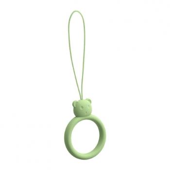MG Bear Ring prívesok na mobil, zelený