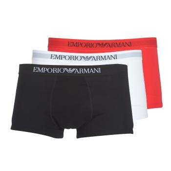 Emporio Armani  CC722-PACK DE 3  Boxerky Červená