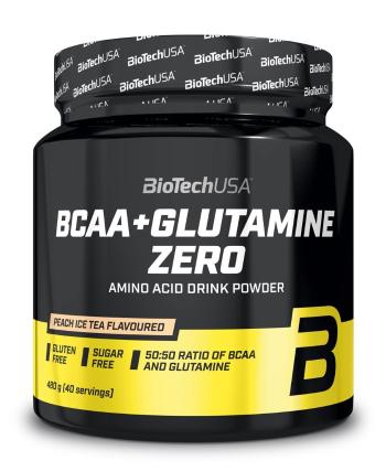 BCAA+Glutamine Zero - Biotech USA 480 g Peach Ice Tea