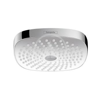 HANSGROHE - Croma Select E Hlavová sprcha 180, 2 prúdy, EcoSmart 9 l/min, biela/chróm 26528400