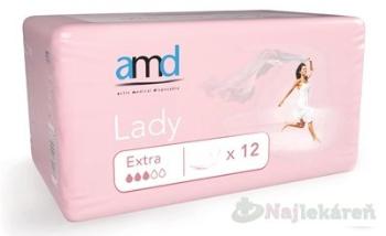 AMD Lady Extra, inkontinenčné vložky pre ženy, 12 ks