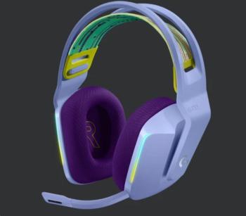 Logitech herné slúchadlá G733, LIGHTSPEED Wireless RGB Gaming Headset, EMEA, lilac