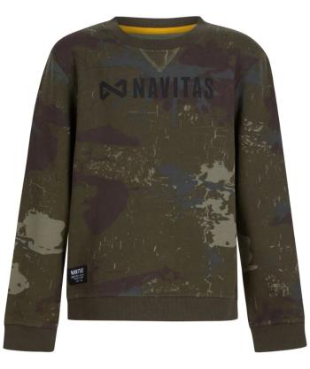 Navitas mikina identity camo kids sweatshirt - 9-10 rokov