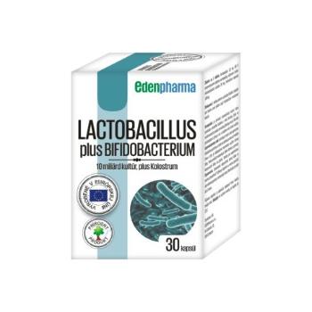 Edenpharma Lactobacillus plus Bifidobacterium 30 cps