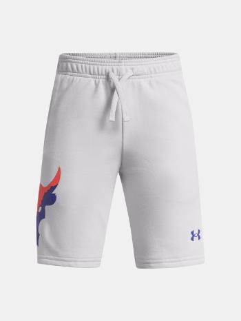 Under Armour UA Project Rock Terry Kraťasy detské Biela