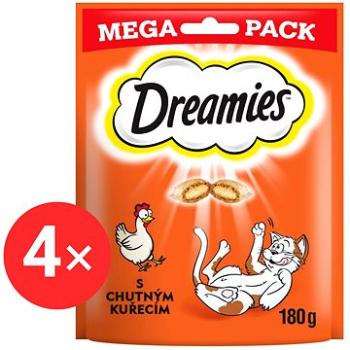 Dreamies maškrty kuracie pre mačky 4 × 180 g (4008429091995)