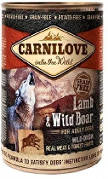 Carnilove Wild Meat Lamb & Wild Boar 400g + Množstevná zľava 4 + 1 zadarmo
