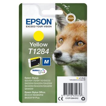 EPSON T1284 (C13T12844022) - originálna cartridge, žltá, 3,5ml