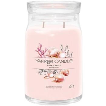 YANKEE CANDLE Signature sklo 2 knôty Pink Sands 567 g (5038581129129)