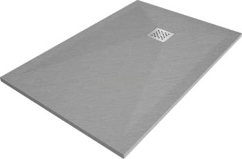 MEXEN - Stone+ sprchová vanička obdĺžniková 140x70 cm, sivý betón 44617014