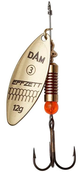 Dam blyskáč effzett predator spinner gold-veľkosť 0