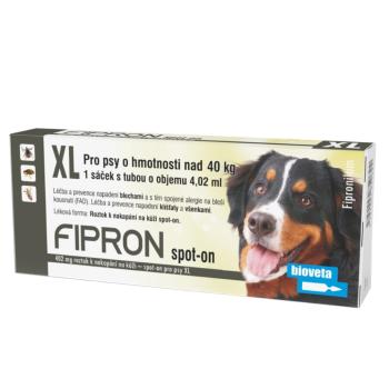 Bioveta Fipron 402 mg Spot-On Dog XL sol 1 x 4,02 ml