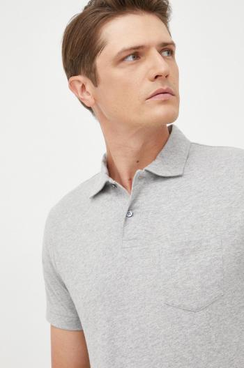 Bavlnené polo tričko Polo Ralph Lauren šedá farba, melanžový