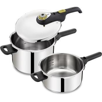 Tefal Tlakový hrniec Secure5 Neo sada 4 + 6 l (s parným košíkom) P2544341