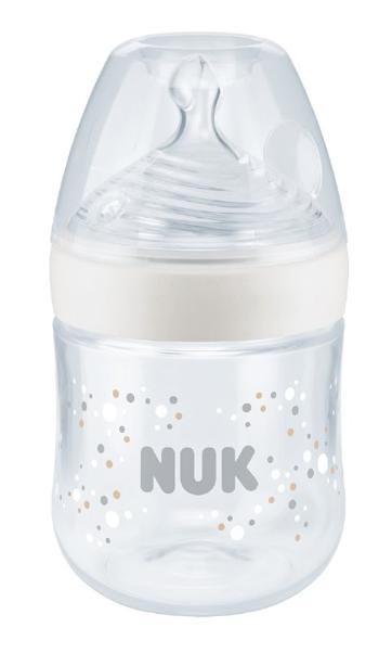 NUK Nature Sense fľašu s kontrolou teploty 150 ml bielá