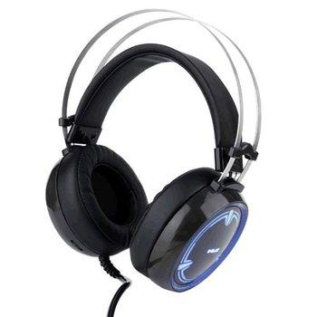 E-Blue, EHS965, herné slúchadlá s mikrofónom, ovládanie hlasitosti, čierna, 3.5 mm jack + USB podsvietené EHS965BKAA-IU