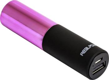 RealPower PB-Lipstick powerbanka 2500 mAh  Li-Ion akumulátor  ružová