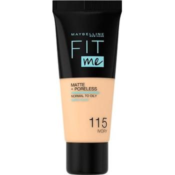 MAYBELLINE NEW YORK Fit Me Matte & Poreless Make Up 115 Ivory 30 ml (3600531324513)