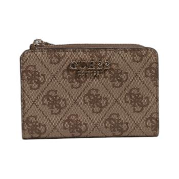 Guess  LAUREL SLG ZIP ARND SWSG85 00156  Peňaženky Hnedá