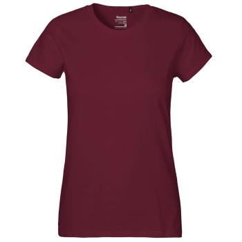 Neutral Dámske tričko Classic z organickej Fairtrade bavlny - Bordeaux | XXL