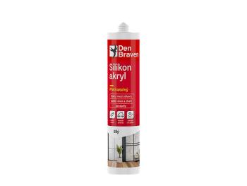 Silikón akryl DEN BRAVEN transparentný 280ml