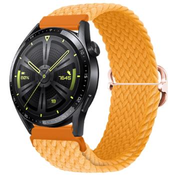 BStrap Elastic Nylon remienok na Huawei Watch GT3 46mm, orange (SSG025C0708)