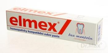 Elmex Bezmentolová Zubná Pasta
