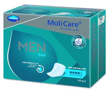 MoliCare Premium men pad 4 kvapky inkontinenčné vložky pre mužov 14 ks