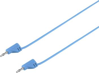 VOLTCRAFT MSB-200 merací kábel [lamelový zástrčka 2 mm  - lamelový zástrčka 2 mm ] 0.90 m modrá 1 ks