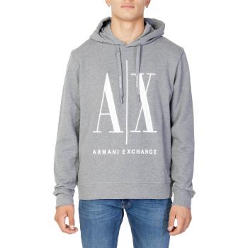 EAX  SWEATSHIRT 8NZMPC ZJ1ZZ  Mikiny Šedá