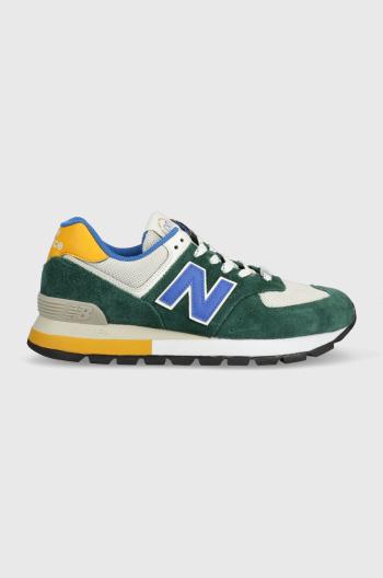 Tenisky New Balance Ml574dvg zelená farba