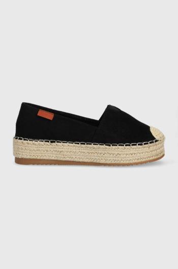 Espadrilky Answear Lab čierna farba, na platforme