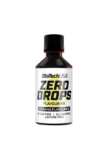 BIOTECHUSA Ochucovacie kvapky Zero Drops Banán 50 ml