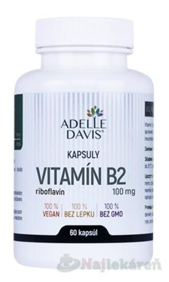 Adelle Davis Vitamín B2 Riboflavín 100 mg 60 kapsúl