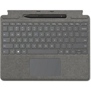 Microsoft Surface  Pro X/Pro 8/Pro 9 Signature Keyboard + Pen Platinum CZ/SK (8X8-00067-CZSK)