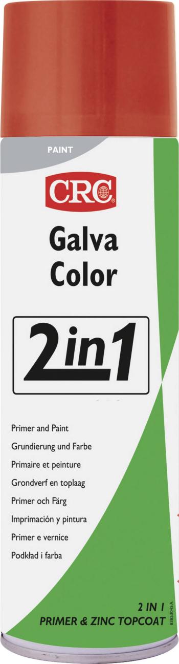 CRC 20566-AD GALVACOLOR protikorózna ochranná farba s dvojitým efektom požiarnej červenej RAL 3000  500 ml