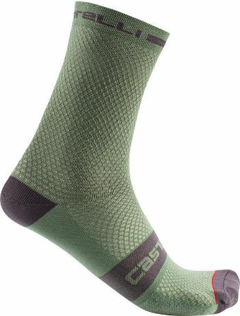 Castelli Superleggera T 12 Sock Defender Green 2XL