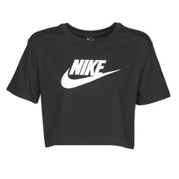 Nike  W NSW TEE ESSNTL CRP ICN FTR  Tričká s krátkym rukávom Čierna