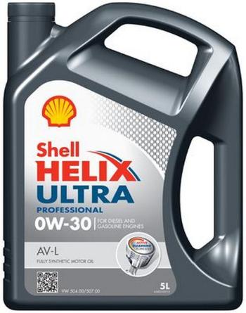 SHELL HELIX ULTRA PROFESSIONAL AV-L 0W-30 5L 550046304