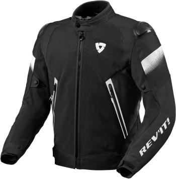 Rev'it! Jacket Control Air H2O Black/White 2XL Textilná bunda