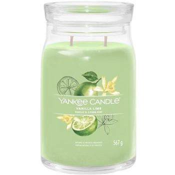 YANKEE CANDLE Signature sklo 2 knôty Vanilla Lime 567 g (5038581129051)