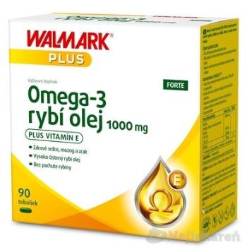 Walmark Omega-3 rybí olej Forte 1000 mg 90 kapsúl