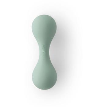 Mushie Silicone Rattle Toy hrkálka Green 1 ks